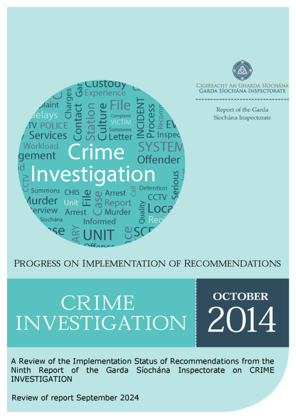 Crime Investigation Progress Report 2024.