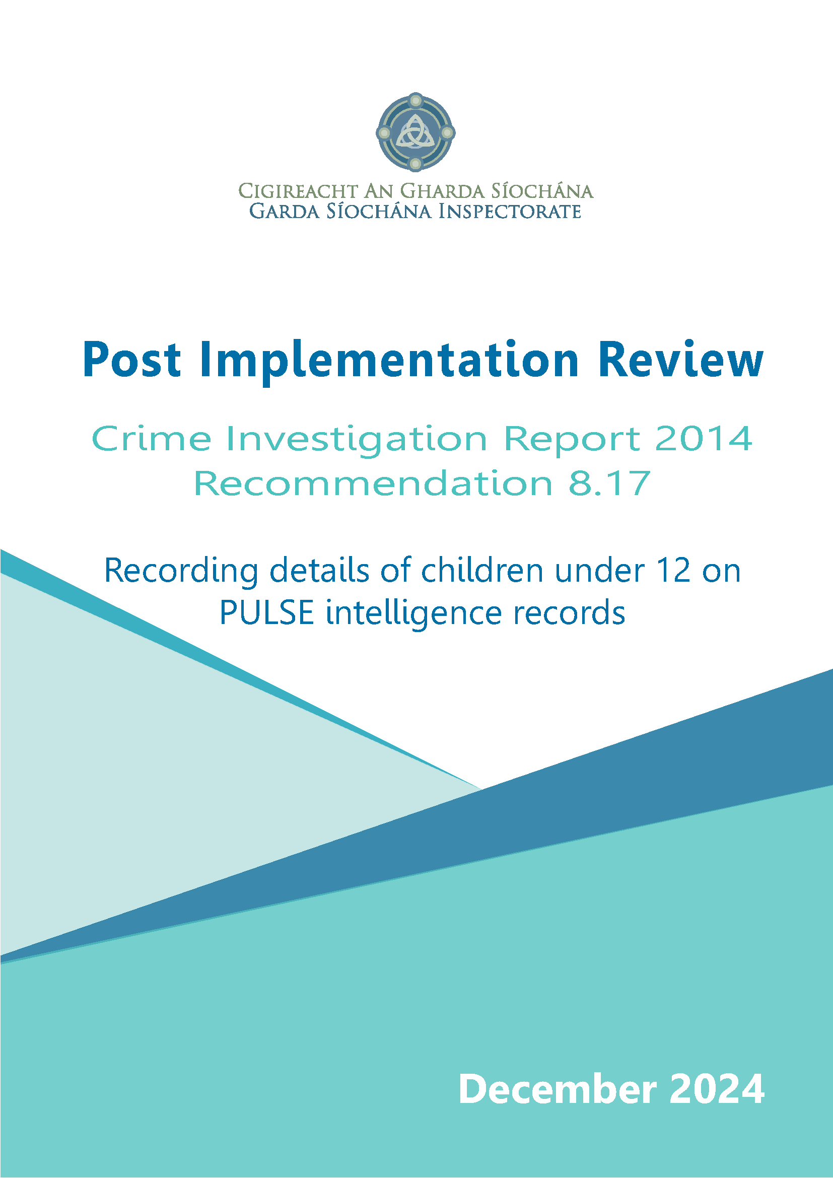 Cover of Post implementation review