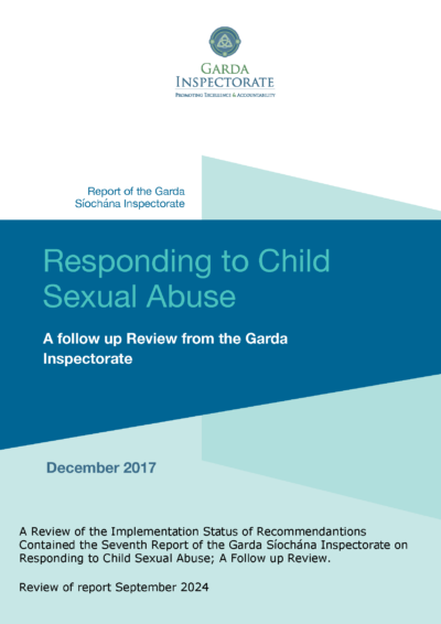 Click to open progress report 2024 of responding to child sexual abuse. A follow up review. 